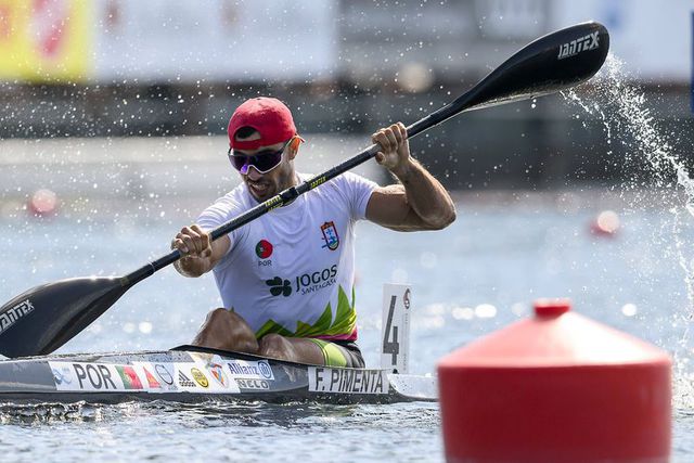 Fernando Pimenta (canoagem)  nos Europeus de canoagem da Chéquia em 2025. Foto Federação Portuguesa de Canoagem