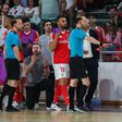 Árbitros do Benfica-Sporting no quarto jogo da final de Futsal