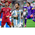 Cristiano Ronaldo, Lionel Messi e Memo Ochoa fizeram história ao participarem em seis Mundiais, algo que nunca ninguém tinha atingido
