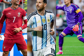 Cristiano Ronaldo, Lionel Messi e Memo Ochoa fizeram história ao participarem em seis Mundiais, algo que nunca ninguém tinha atingido