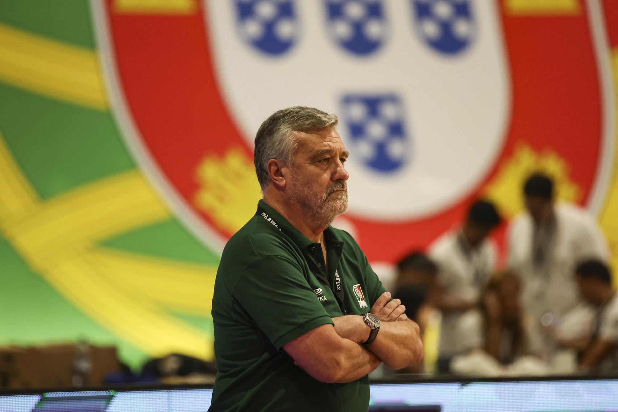 Mário Gomes, selecionador nacional      Fotografia FPB