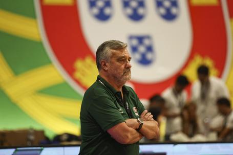 Mário Gomes, selecionador nacional      Fotografia FPB