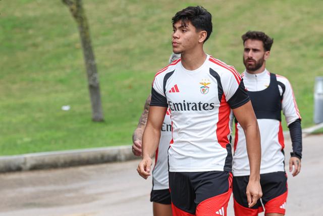 Gabriel Índio já integrou os trabalhos às ordens de Marco Silva - Foto: Benfica