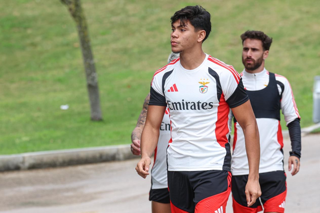 Gabriel Índio já integrou os trabalhos às ordens de Marco Silva - Foto: Benfica
