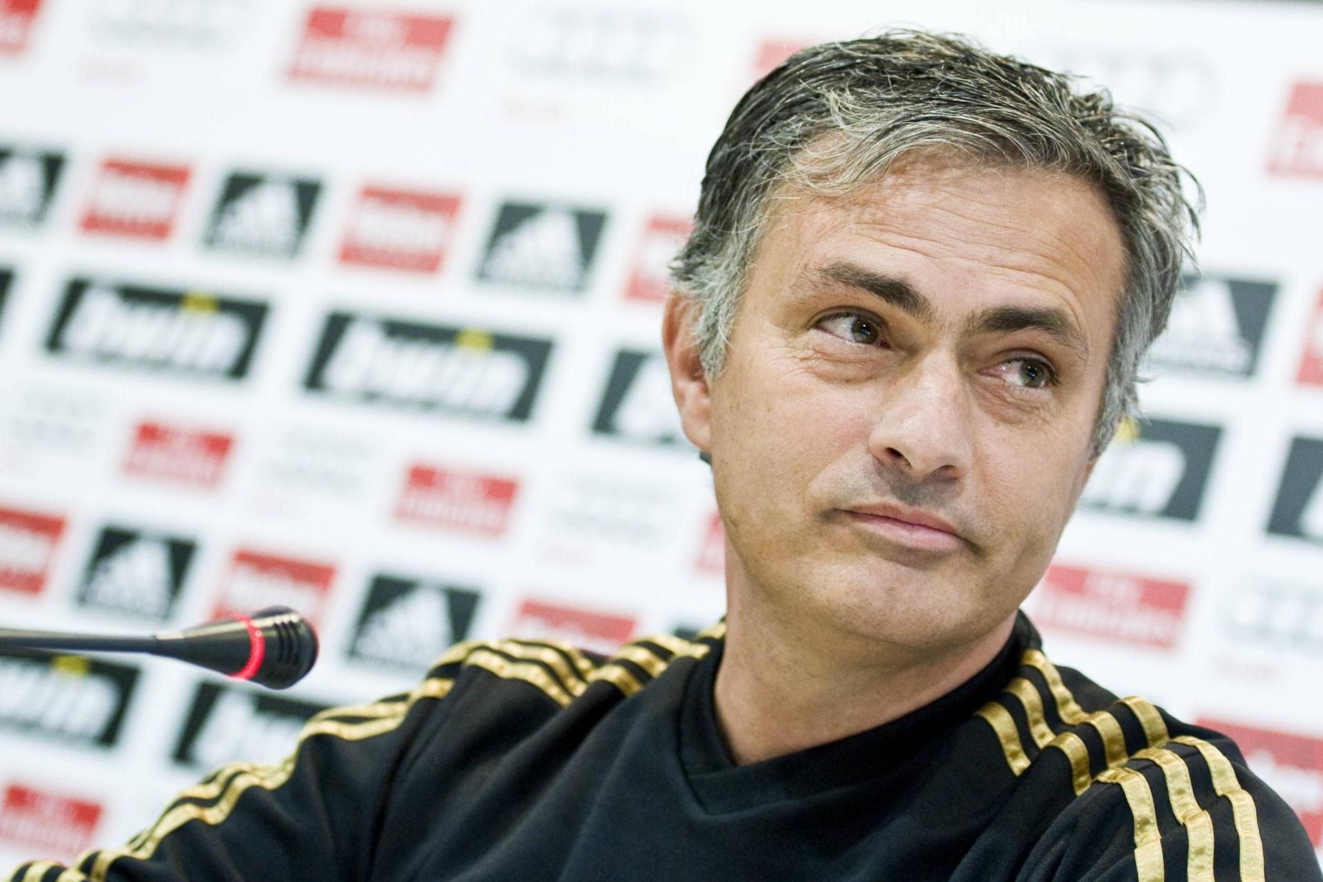 José Mourinho na primeira passagem pelo Real Madrid