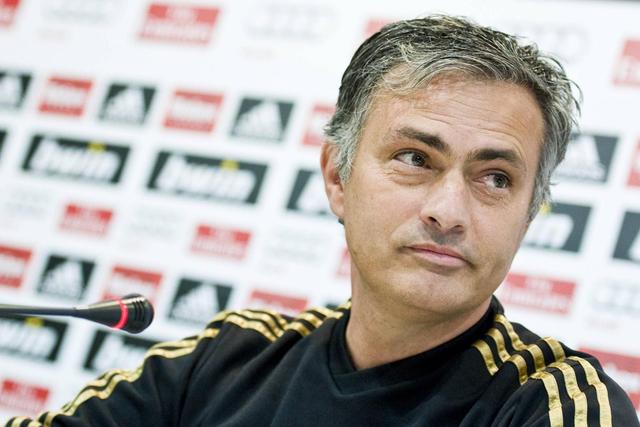 José Mourinho na primeira passagem pelo Real Madrid