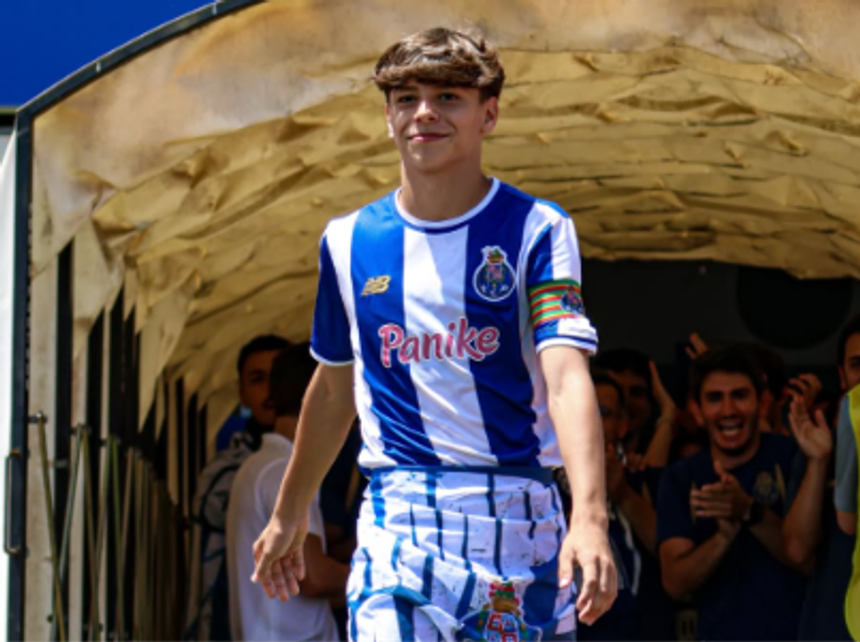 Tiago Portugal foi o melhor marcador do campeonato de iniciados - Foto: FC Porto