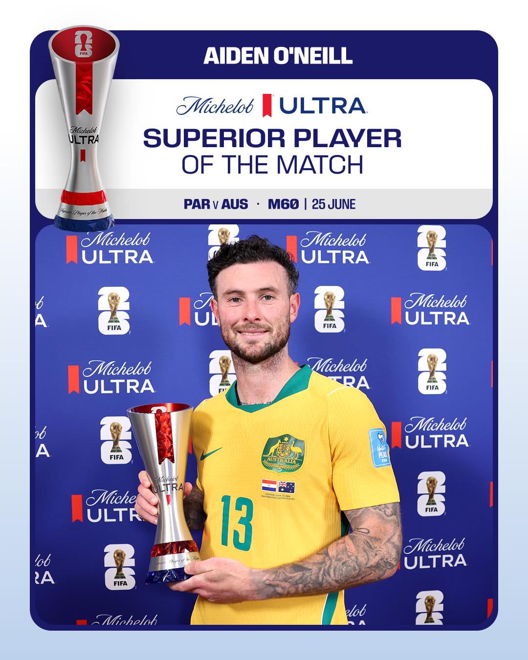 Paraguai-Austrália: Aiden O'Neill