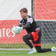 André Gomes em ação no treino do Benfica - Foto: Benfica