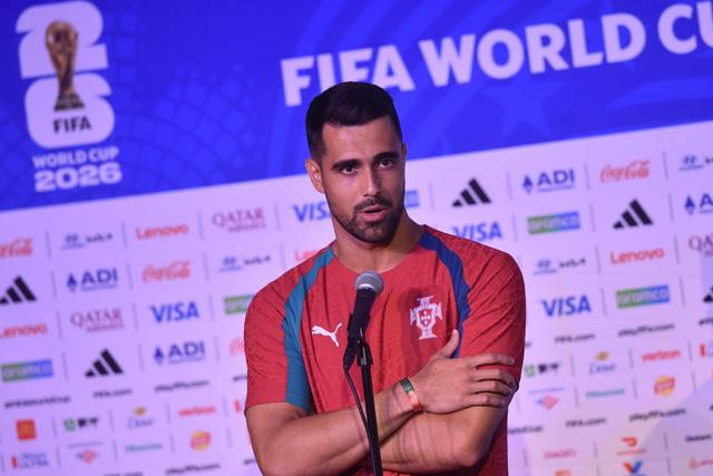 Diogo Costa em declarações aos jornalistas - Foto: Miguel Nunes