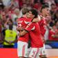 Schjelderup com António Silva