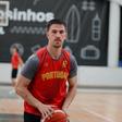 Francisco Amarante no treino da Seleção em Matosinhos        Fotografia FPB