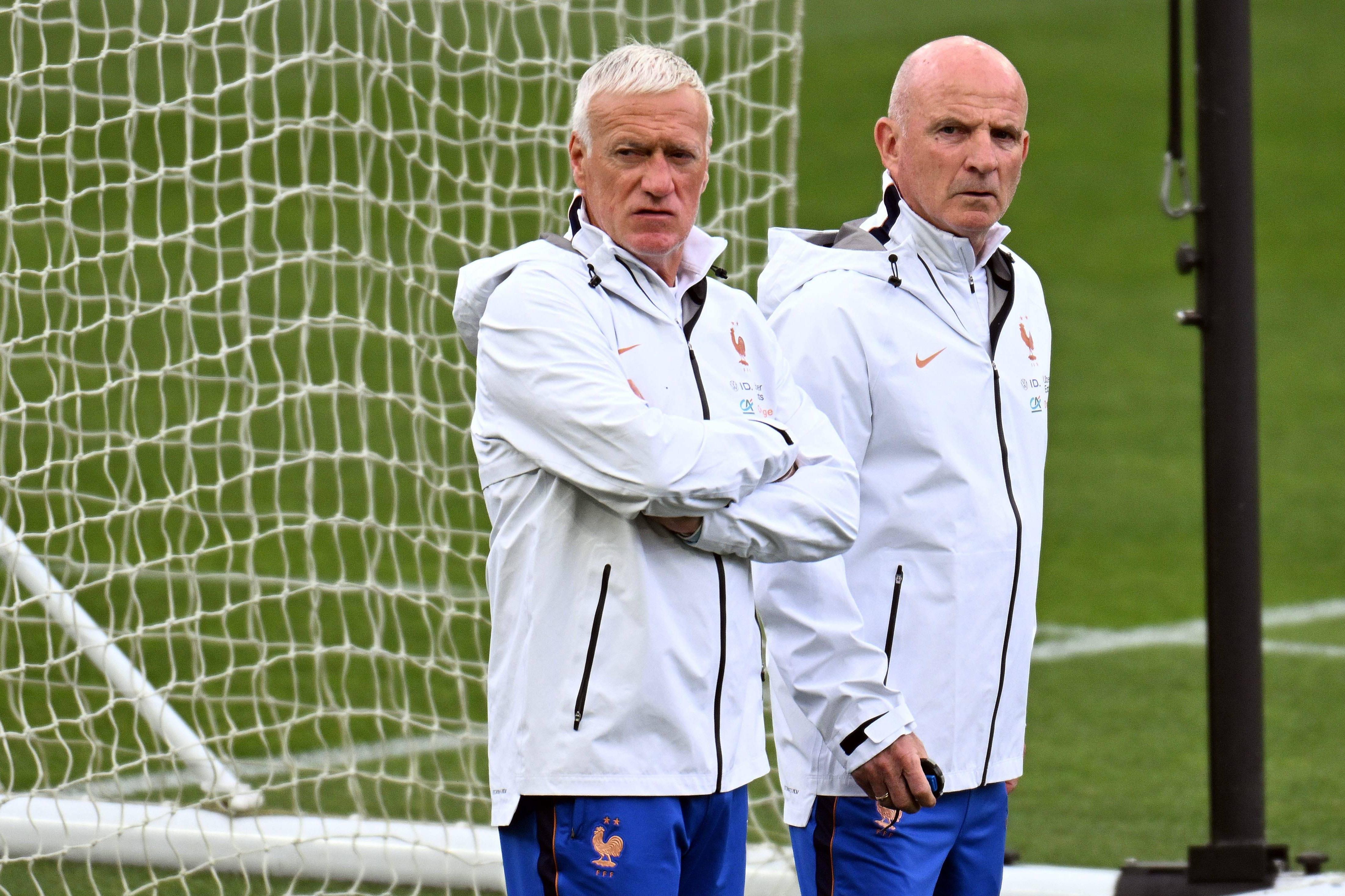 Didier Deschamps e Guy Stéphan trabalham juntos há 17 anos - Foto: IMAGO