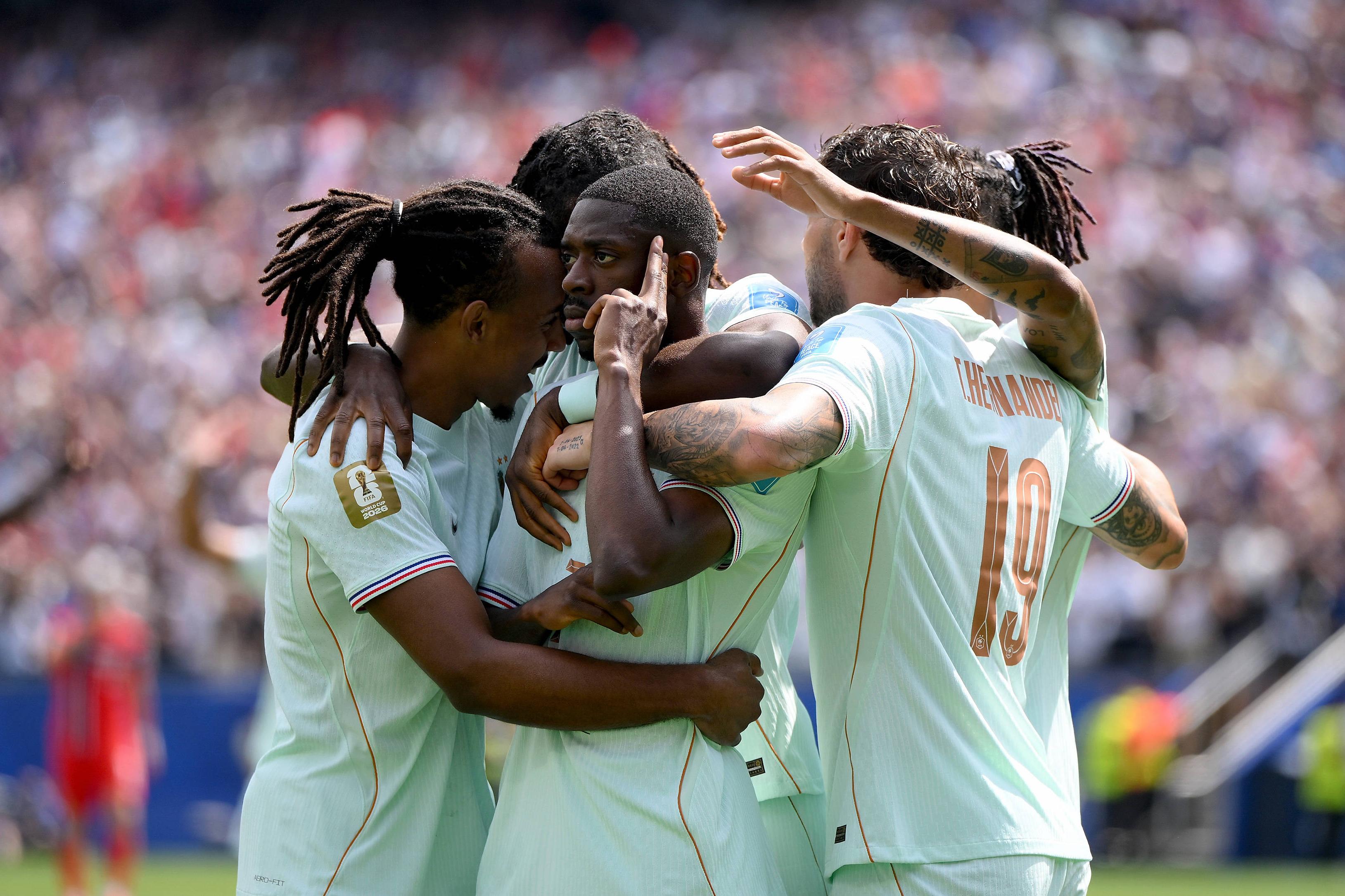 Ousmane Dembélé foi a estrela maior do dia no Mundial - Foto: IMAGO