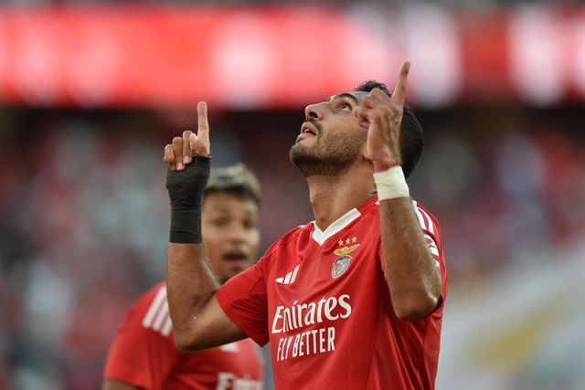 Pavlidis reage ao primeiro golo no Estádio da Luz