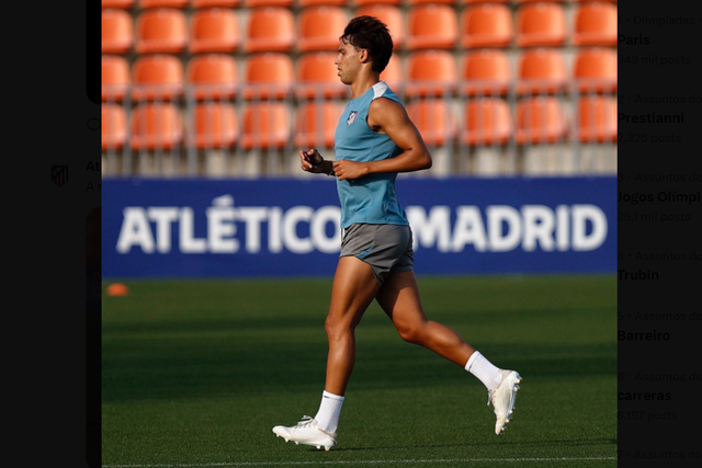 Atlético Madrid indica que João Félix foi reintegrado