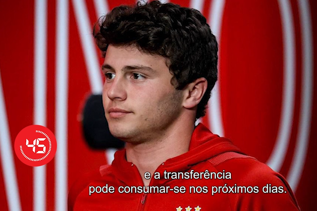 A BOLA em 59 segundos: João Neves no Seixal e Félix a treinar à parte