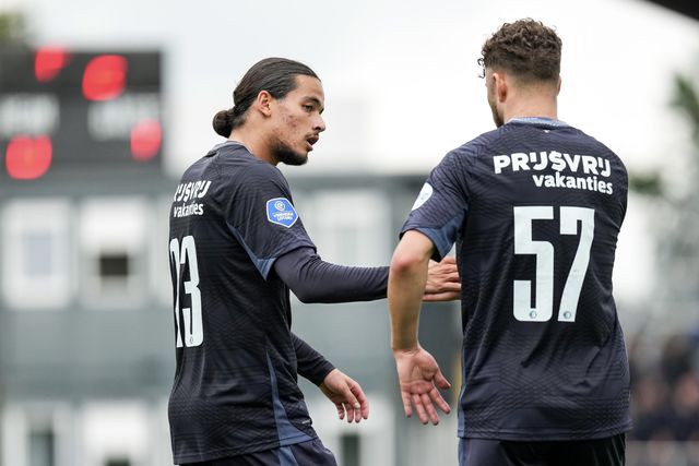 Moussa, alvo do Benfica, marcou o golo do Feyenoord frente ao Nice (foto: Feyenoord)
