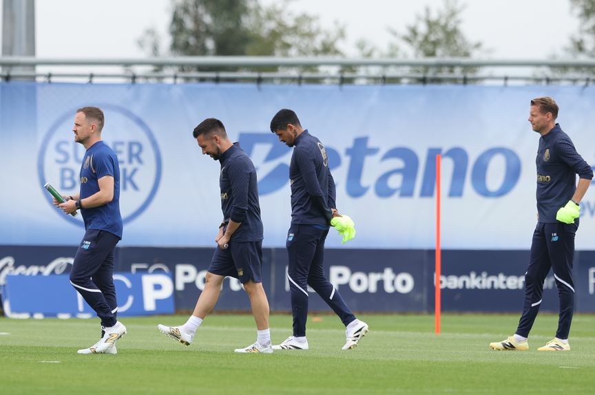 Imagem de um treino do FC Porto, que neste domingo, 27 de julho, defronta o Twente em jogo particular