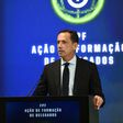 Pedro Proença na abertura da 1.ª Ação de Formação de Delegados. Foto FPF
