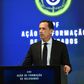 Pedro Proença na abertura da 1.ª Ação de Formação de Delegados. Foto FPF