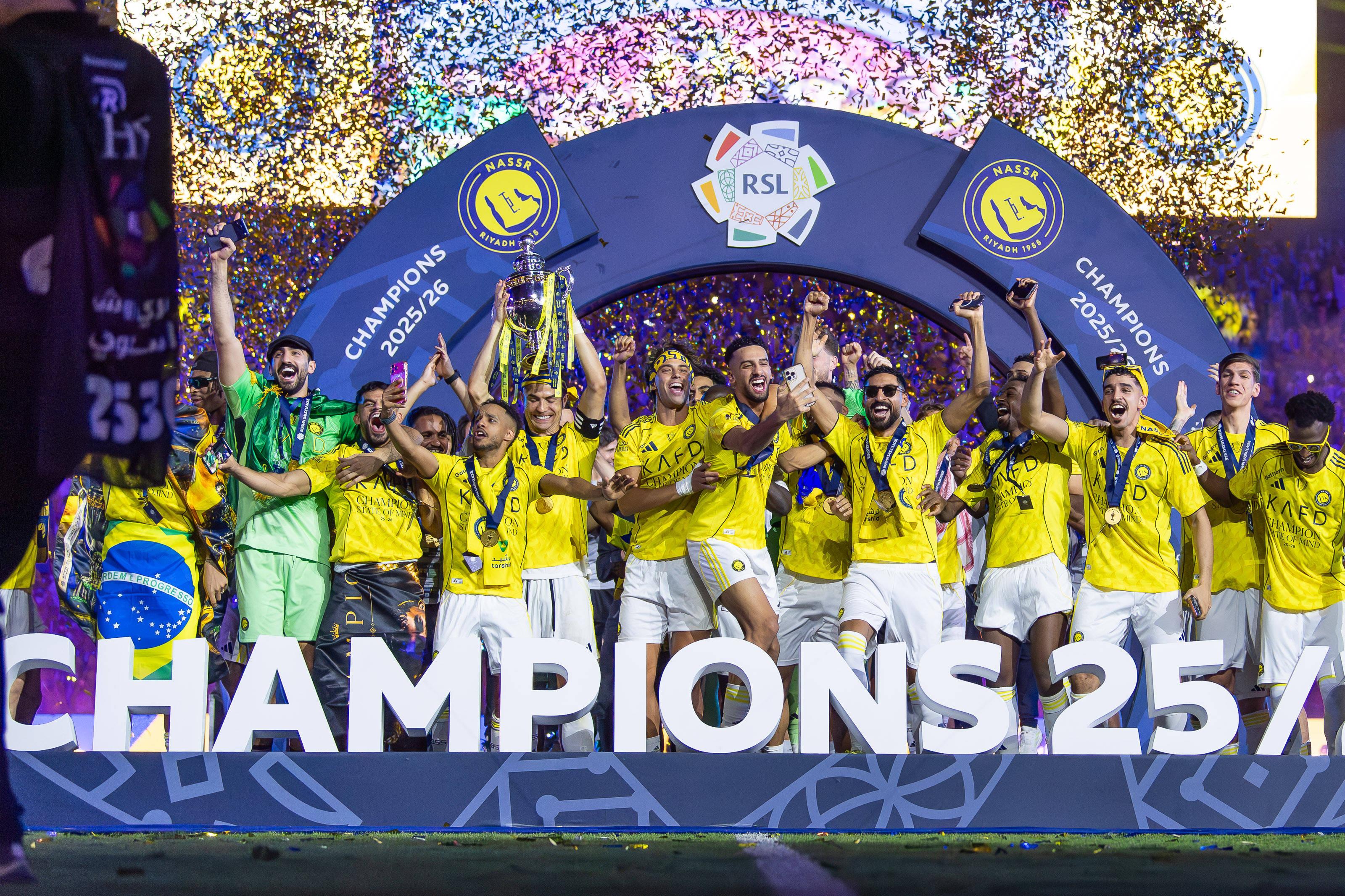 Al Nassr é campeão saudita em título - Foto: IMAGO