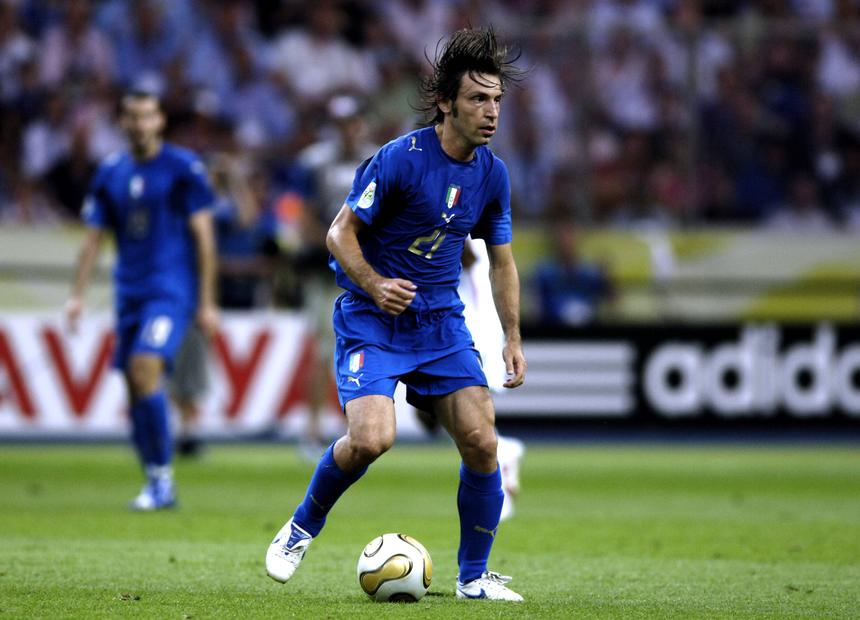 Andrea Pirlo, um dos melhores médios italianos de todos os tempos