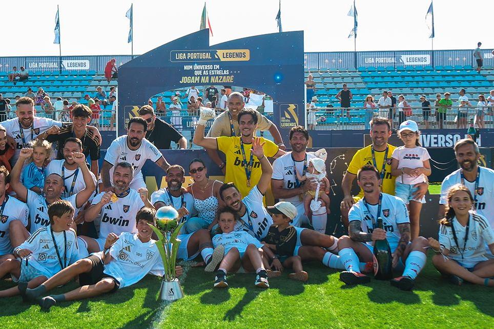 Casa Pia levou a melhor sobre o FC Porto e conquistou pela primeira vez o Liga Portugal Legends — Foto: Liga Portugal