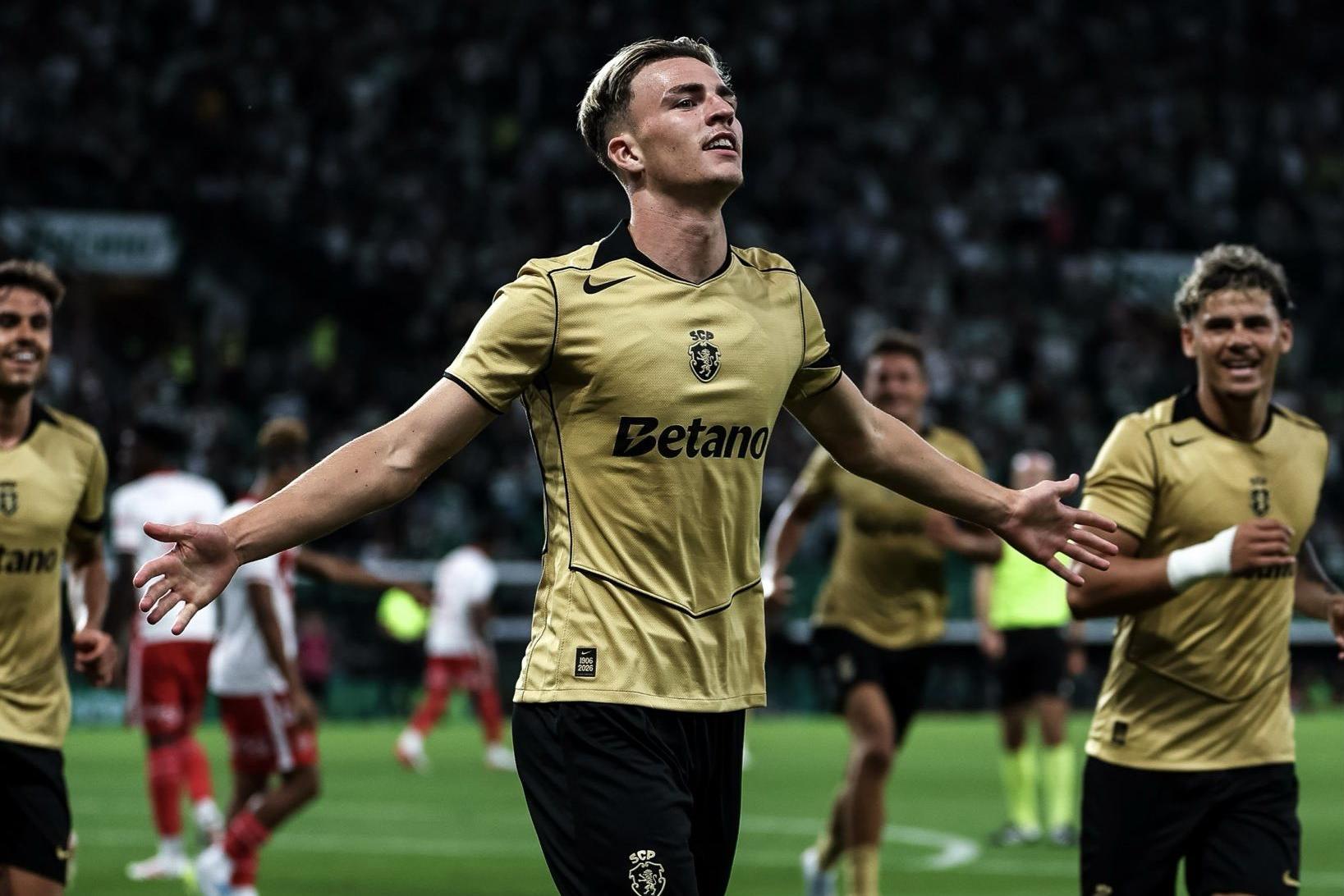 Jesse Derry estreou-se em Alvalade com um golo - Foto: Sporting CP