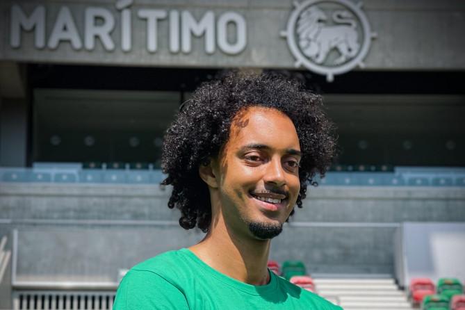 Tomás Tavares é mais um dos trunfos do Marítimo, agora sob a orientação de Mitchell van der Gaag — Foto: Marítimo