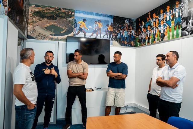 Artur, Drulovic, Fernando e Guarín visitaram o CTFD Jorge Costa - Foto: FC Porto