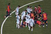 Dani Olmo no relvado na final do Mundial 2026