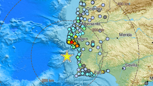 Sismo em Portugal: houve quatro réplicas, autoridades apelam à «tranquilidade»