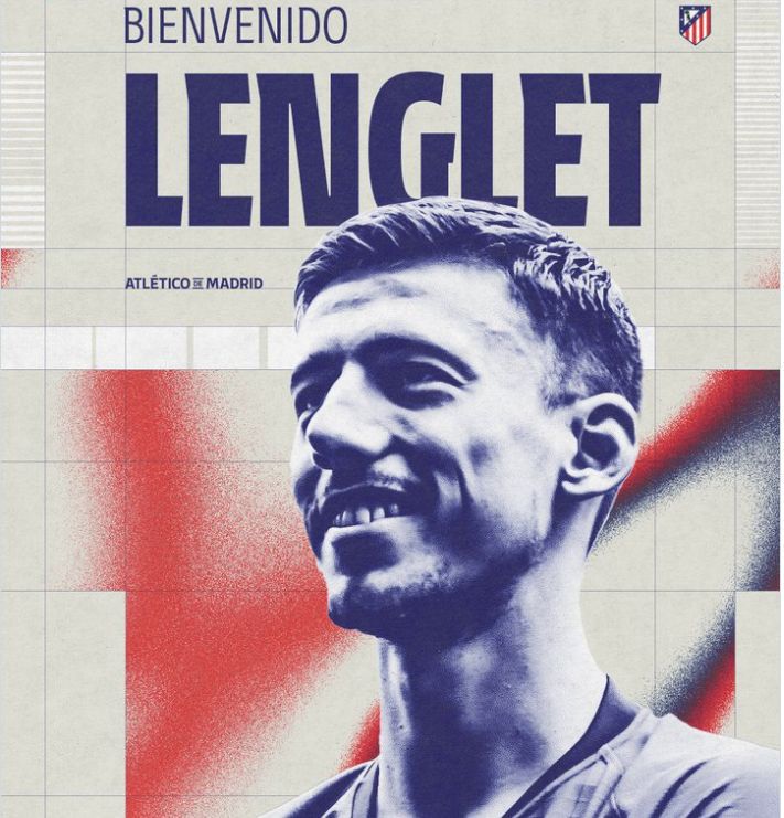 Atl. Madrid oficializa chegada de Lenglet