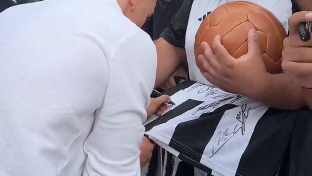 Juventus: as primeiras imagens de Francisco Conceição com os adeptos