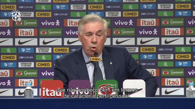 Ancelotti 'arranha' português na convocatória do Brasil