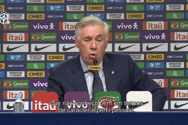 Ancelotti 'arranha' português na convocatória do Brasil