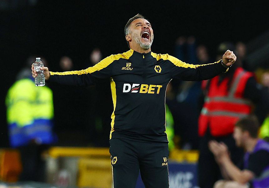 Vítor Pereira após a reviravolta por 3-2 frente ao West Ham Foto: IMAGO