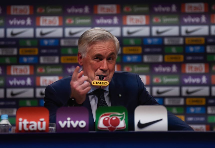 Carlo Ancelotti divulga convocados do Brasil