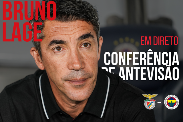 Acompanhe a conferência de Imprensa de Bruno Lage