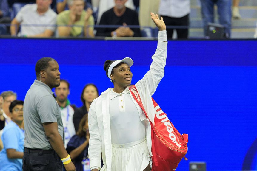 Venus Williams no US Open aos 45 anos