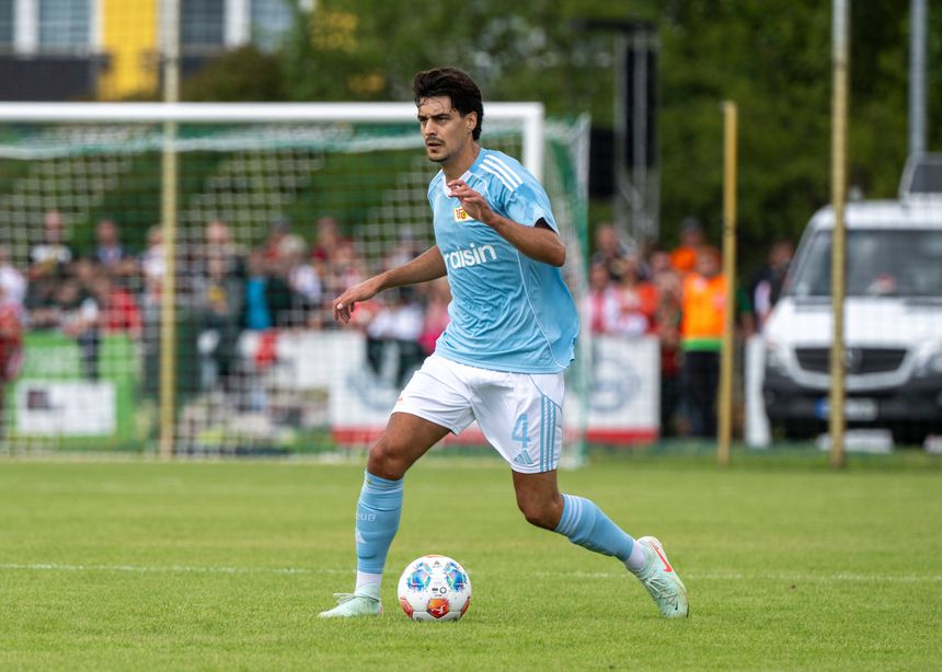 Diogo Leite num jogo de pré-época ao serviço do União de Berlim Foto: IMAGO