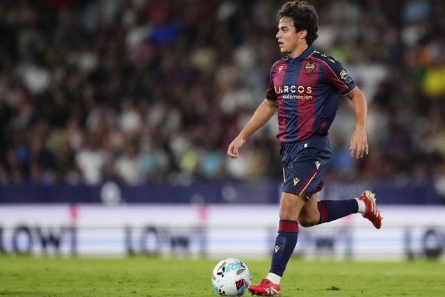 Carlos Álvarez durante o jogo de sábado com o Barcelona