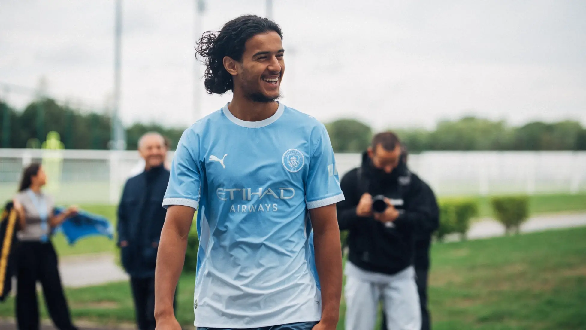 Depois de brilhar no Mundial, Bouaddi trocou o Lille pelo Manchester City, por 95 milhões de euros (mais 5 de eventuais bónus). Foto Manchester City