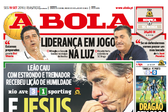 Primeira página de A BOLA de 19/09/2026