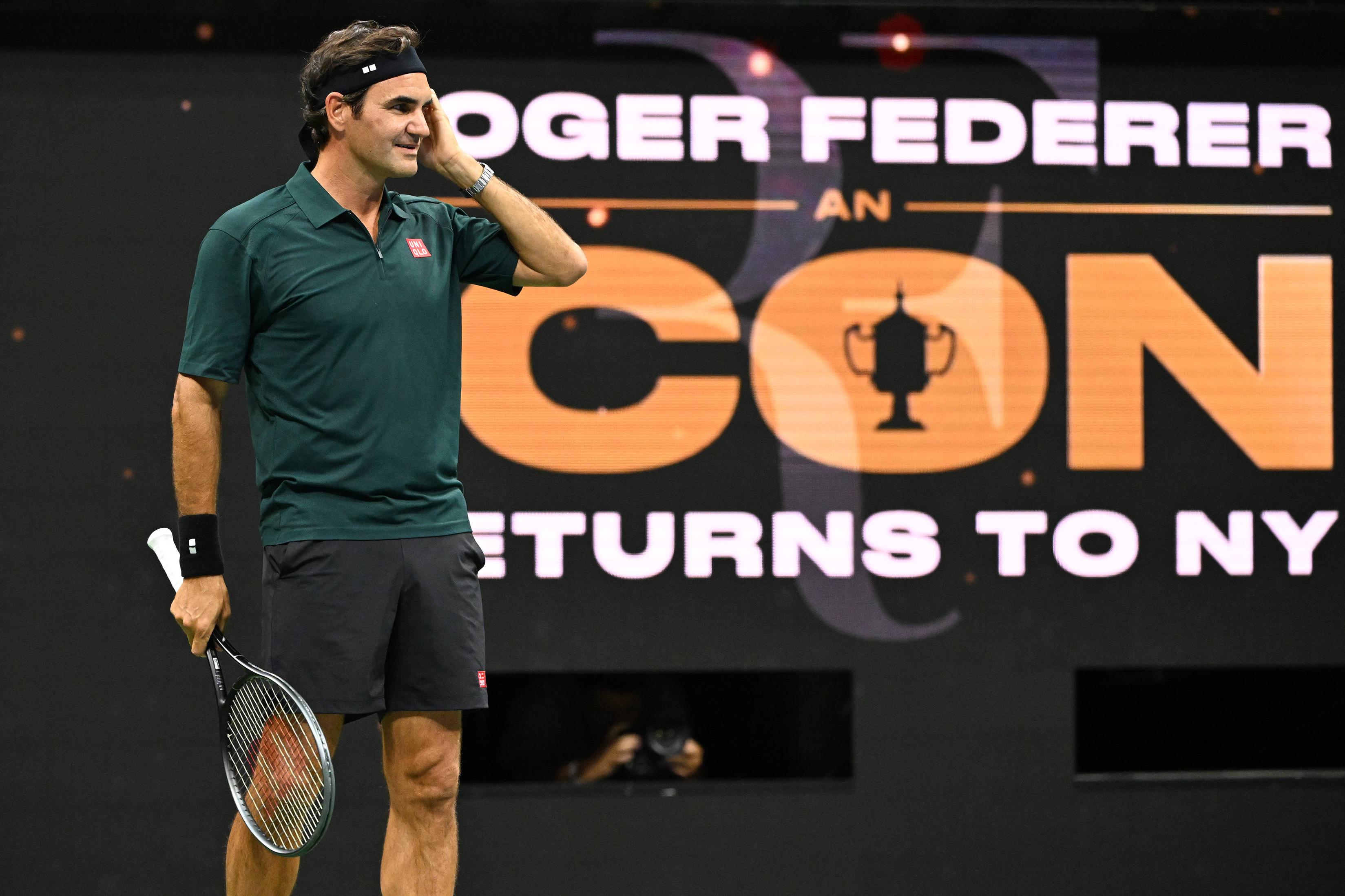 Roger Federer vai entrar para o Hall of Fame do ténis, mas antes voltou a jogar em Flushing Meadows     Fotografia Imago