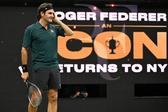 Roger Federer vai entrar para o Hall of Fame do ténis, mas antes voltou a jogar em Flushing Meadows     Fotografia Imago