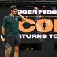 Roger Federer vai entrar para o Hall of Fame do ténis, mas antes voltou a jogar em Flushing Meadows     Fotografia Imago