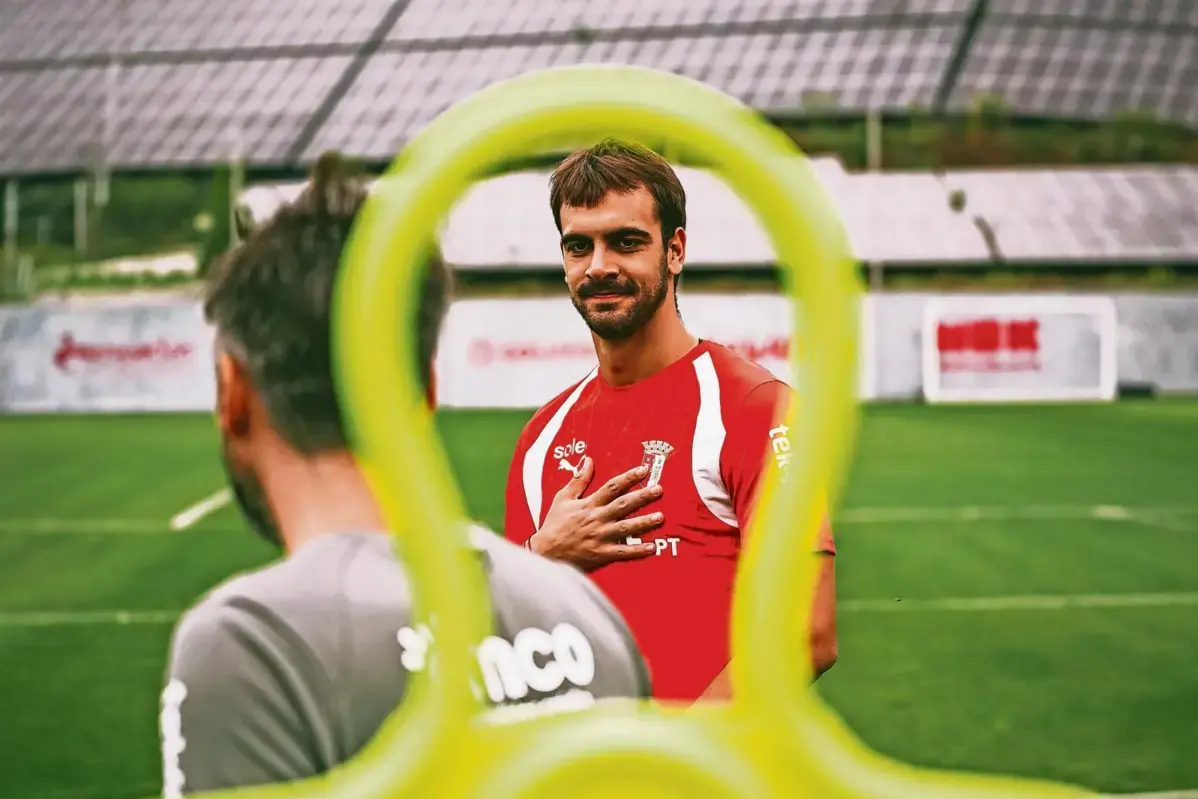 Jovan Milosevic faz parte dos convocados do SC Braga para o encontro diante do Áustria Viena — Foto: SC Braga