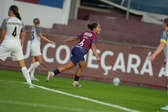 Gerda Konst apontou um 'hat trick' na goleada (6-1) imposta pelo Torreense ao Kolos, na Women's Europa Cup — Foto: Torreense